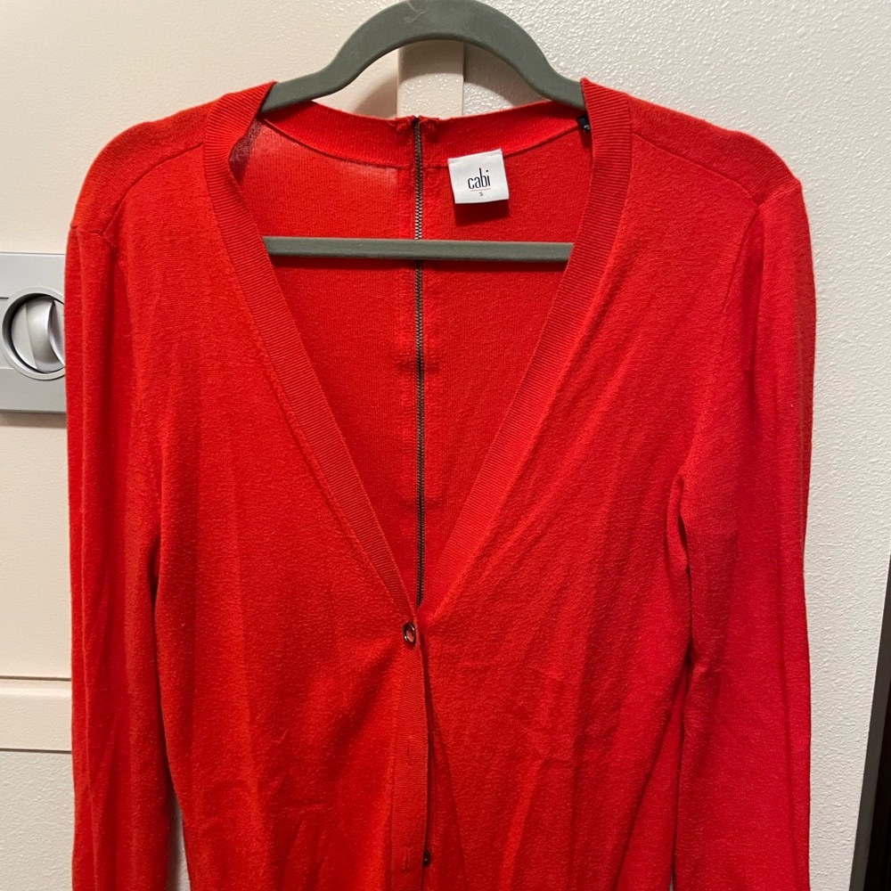 CAbi Cobblestone Cardigan Size S GUC